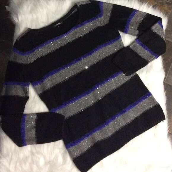 Striped Knit Sweater - Picture 2 of 7